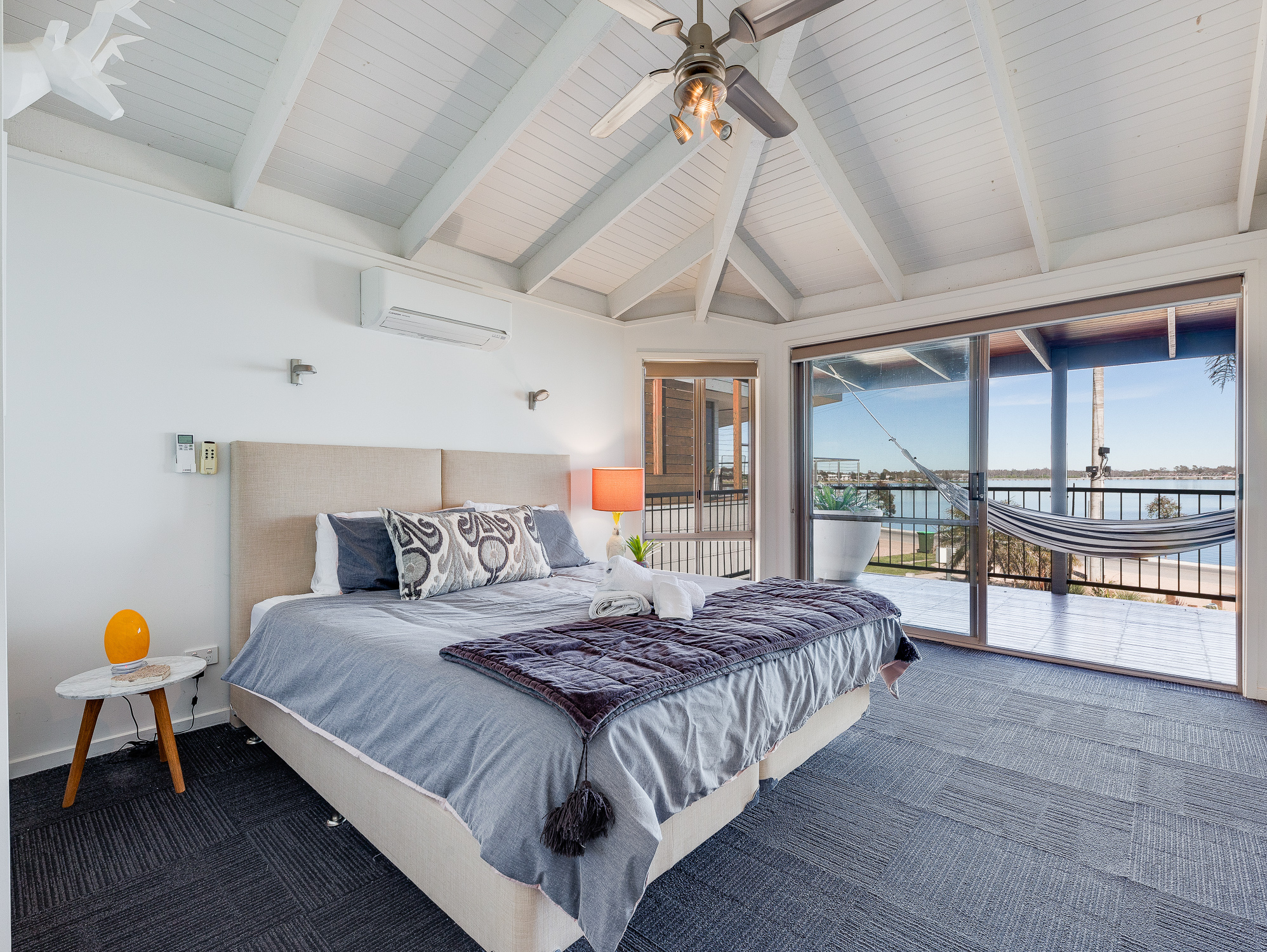 Master suite with king bed